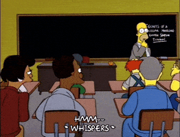 homer simpson shut up GIF