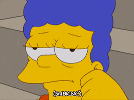 Tired Episode 2 GIF by The Simpsons