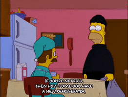 pointing out homer simpson GIF