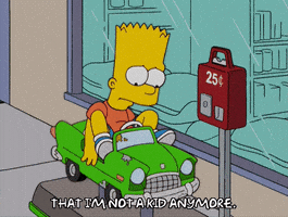 sad bart simpson GIF