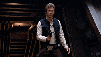 Harrison Ford Shrug GIF by Star Wars