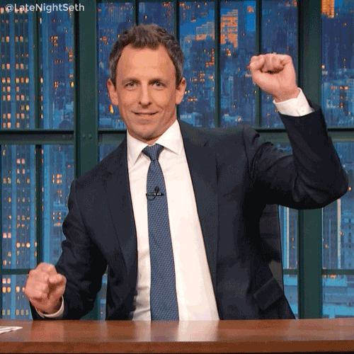 Seth Meyers Yes GIF by Late Night with Seth Meyers - Find & Share on GIPHY