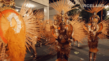 brazil carnival GIF by GAYCATION with Ellen Page and Ian Daniel