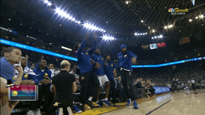 javale mcgee player bench GIF by NBA