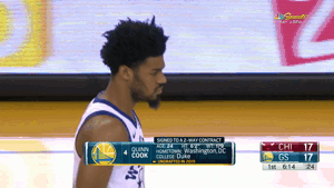 quinn cook player court GIF by NBA