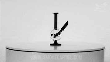 smokecartel trippy flower green smoke GIF
