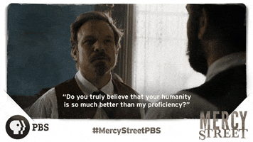 Angry Civil War GIF by Mercy Street PBS