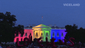 White House Lgbt GIF by GAYCATION with Ellen Page and Ian Daniel