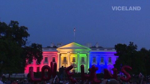 White House Lgbt GIF by GAYCATION with Ellen Page and Ian Daniel - Find & Share on GIPHY