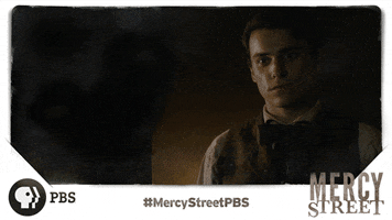 Scared Civil War GIF by Mercy Street PBS