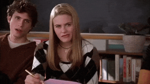 Giphy - Think Alicia Silverstone GIF by filmeditor
