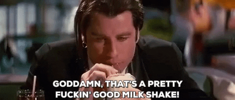 John Travolta Milkshake GIF - Find & Share on GIPHY