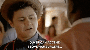 american i love hamburgers and i love duis GIF by Broad City
