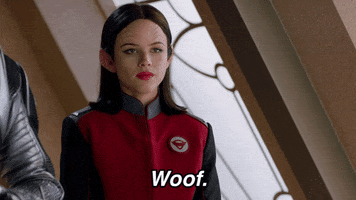 halston sage woof GIF by The Orville