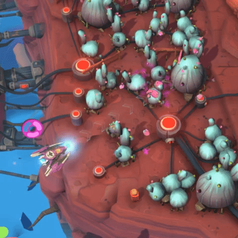shipoutofluck space action rpg laser GIF