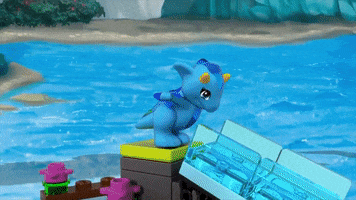 lego elves swimming GIF by LEGO
