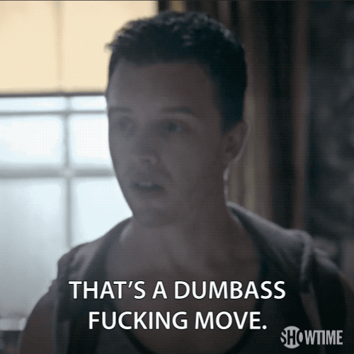 Season 3 Dumb Ass GIF by Shameless