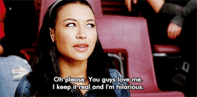 SableFawn glee santana lopez oh please you guys love me GIF