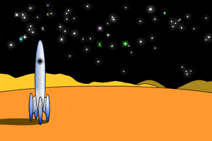 space landing GIF by GIPHY Studios Originals
