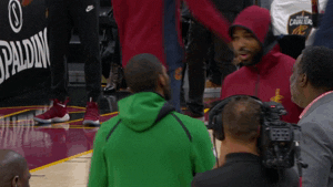kyrie irving friends GIF by NBA
