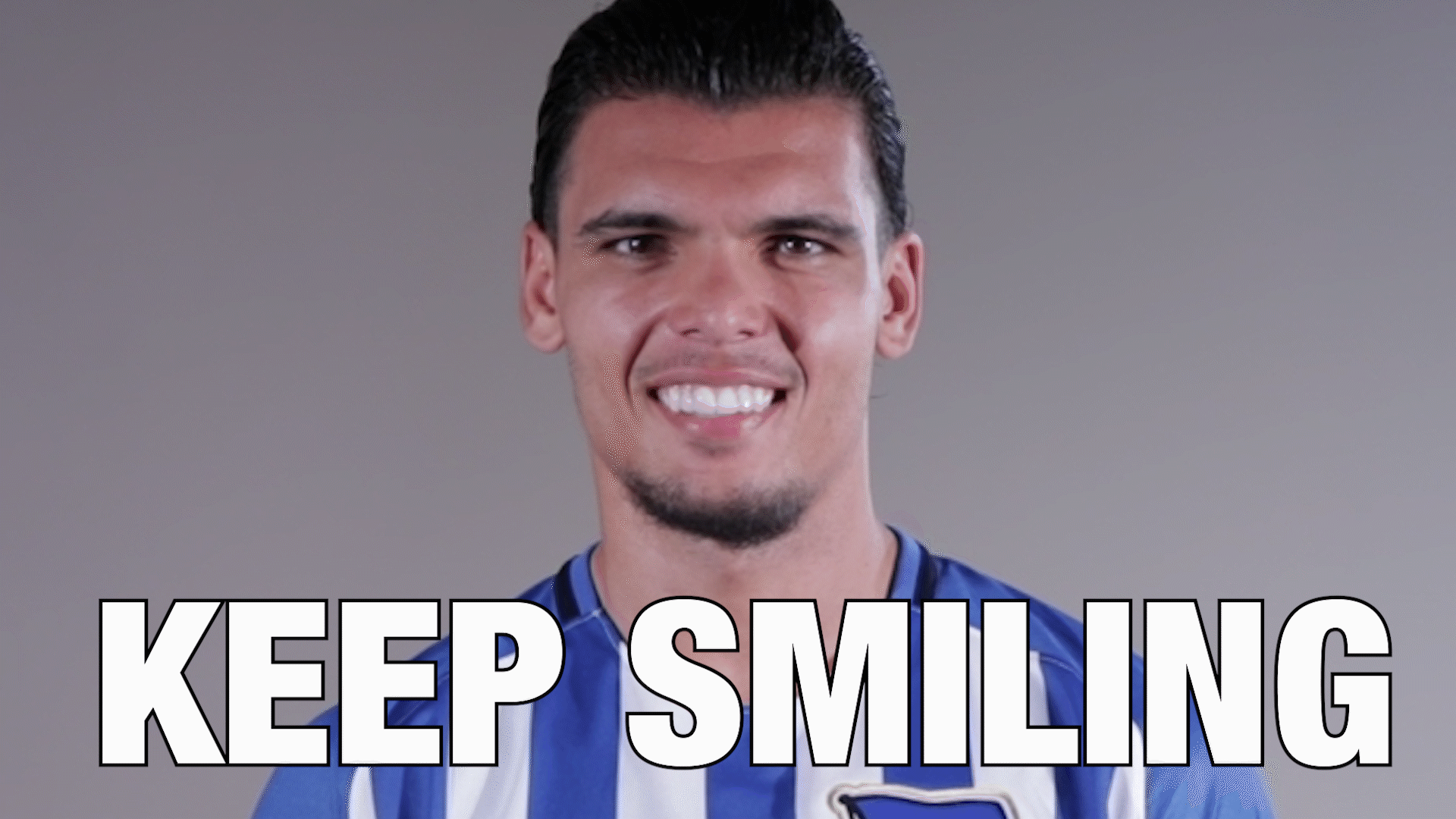 Football Smile Gif By Hertha Bsc Find Share On Giphy