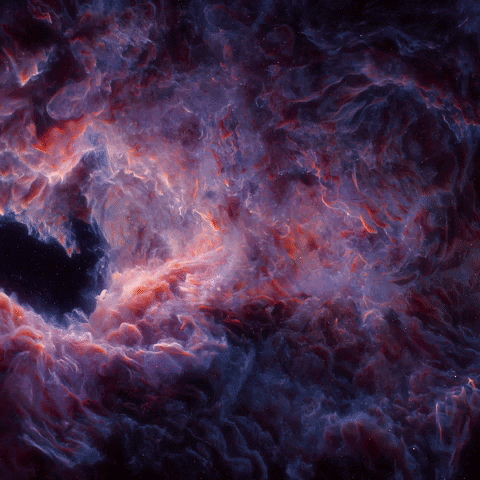 observable universe space GIF by Teun van der Zalm
