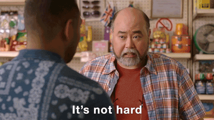 Its Not Hard GIF by Kim's Convenience - Find & Share on GIPHY