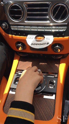 stylymag car driving dubai lemonade GIF