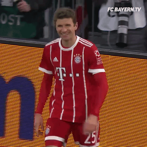 happy muller GIF by FC Bayern Munich
