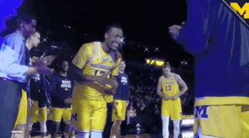 College Basketball Wolverines GIF by Michigan Athletics