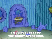 spongebob graveyard shift gif
