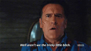 mad bruce campbell GIF by Ash vs Evil Dead