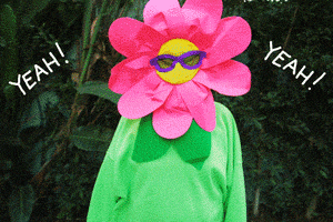 Flower Flex GIF by GIPHY Studios Originals