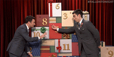 Jimmy Fallon Advent Calendar GIF by The Tonight Show Starring Jimmy Fallon