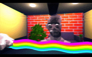 big tv television GIF by Adult Swim Games