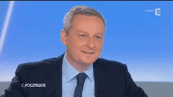 bruno le maire GIF by franceinfo