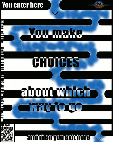 yanitofreminoshi gif op art maze art maze solution GIF