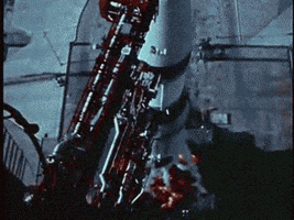 blast off rocket GIF by US National Archives