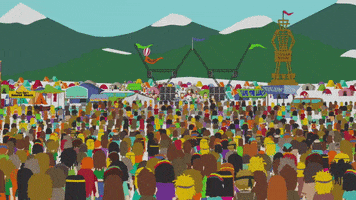 crowd watching GIF by South Park 