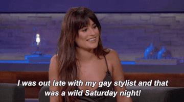 partying lea michele GIF by Chelsea Handler