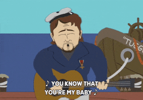 russell crowe singing GIF by South Park 