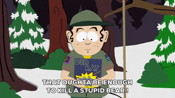 bear hunting GIF by South Park 