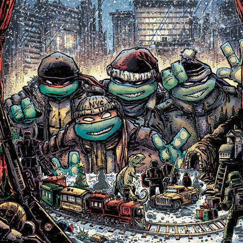 christmas 80s GIF by Teenage Mutant Ninja Turtles