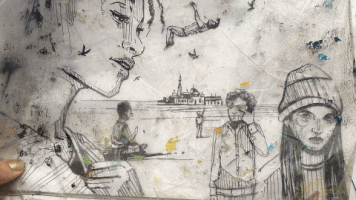 jessicastewart art street art mural alice pasquini GIF