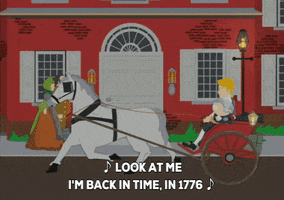 colonial times horse GIF by South Park 