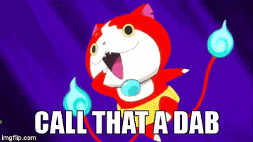 faded dab jibanyan GIF
