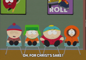 eric cartman chair GIF by South Park 