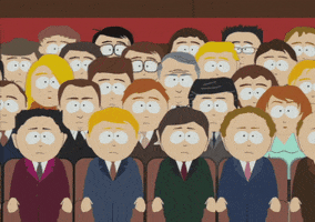 bored crowd GIF by South Park 