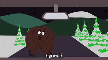bear growl GIF by South Park 