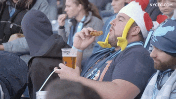 Happy Food GIF by NYCFC